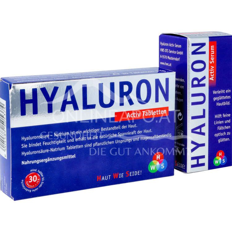 Hyaluron Activ Tabletten 30 Stück + Serum 15 ml Aktion