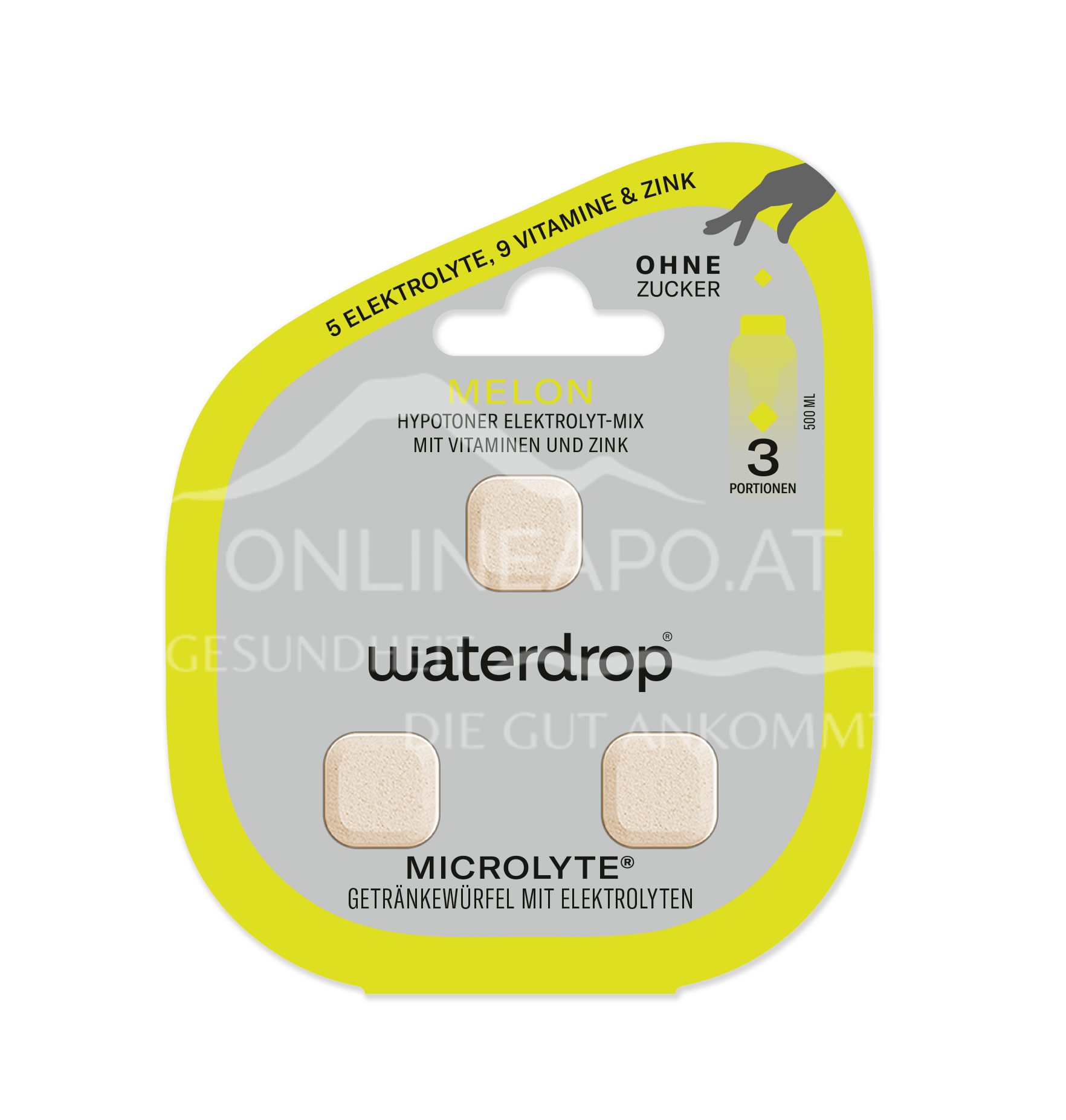 waterdrop microlyte Melone Getränkewürfel
