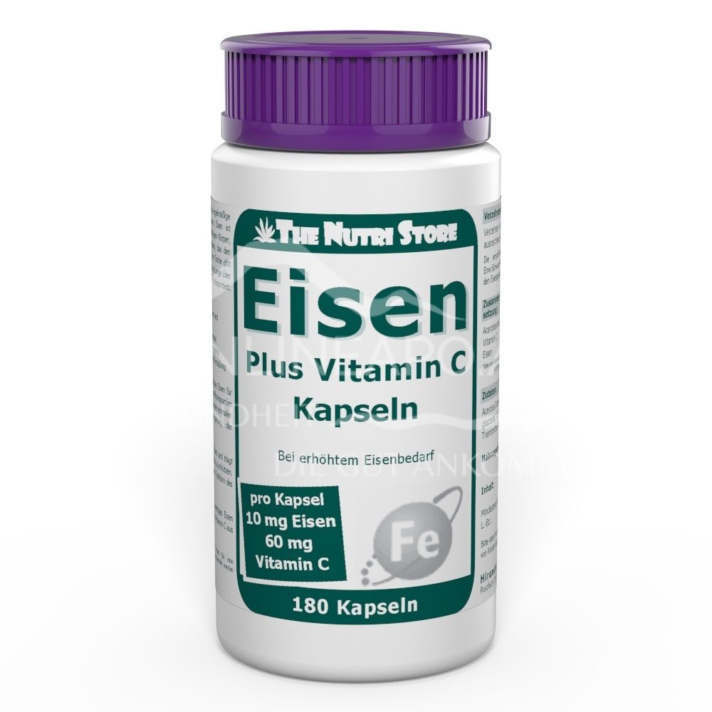 The Nutri Store Eisen Plus Vitamin C Kapseln