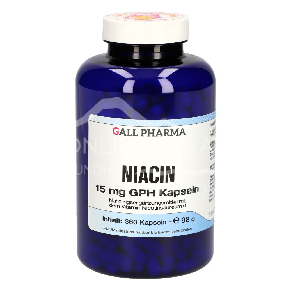 Gall Pharma Niacin 15 mg Kapseln