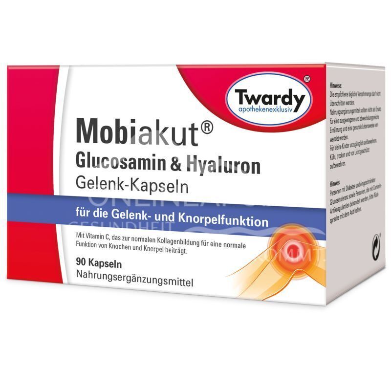 Twardy Mobiakut® Glucosamin & Hyaluron Gelenk-Kapseln