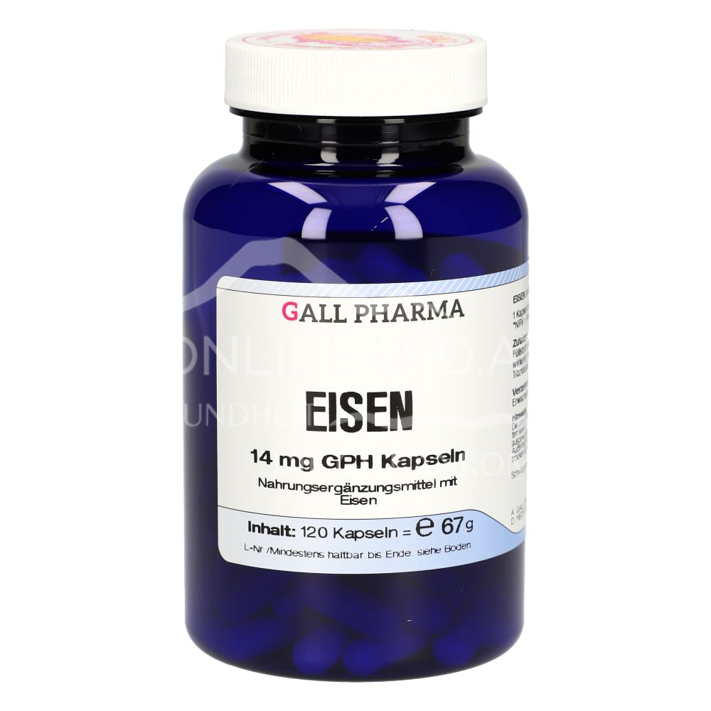 Gall Pharma Eisen 14 mg Kapseln