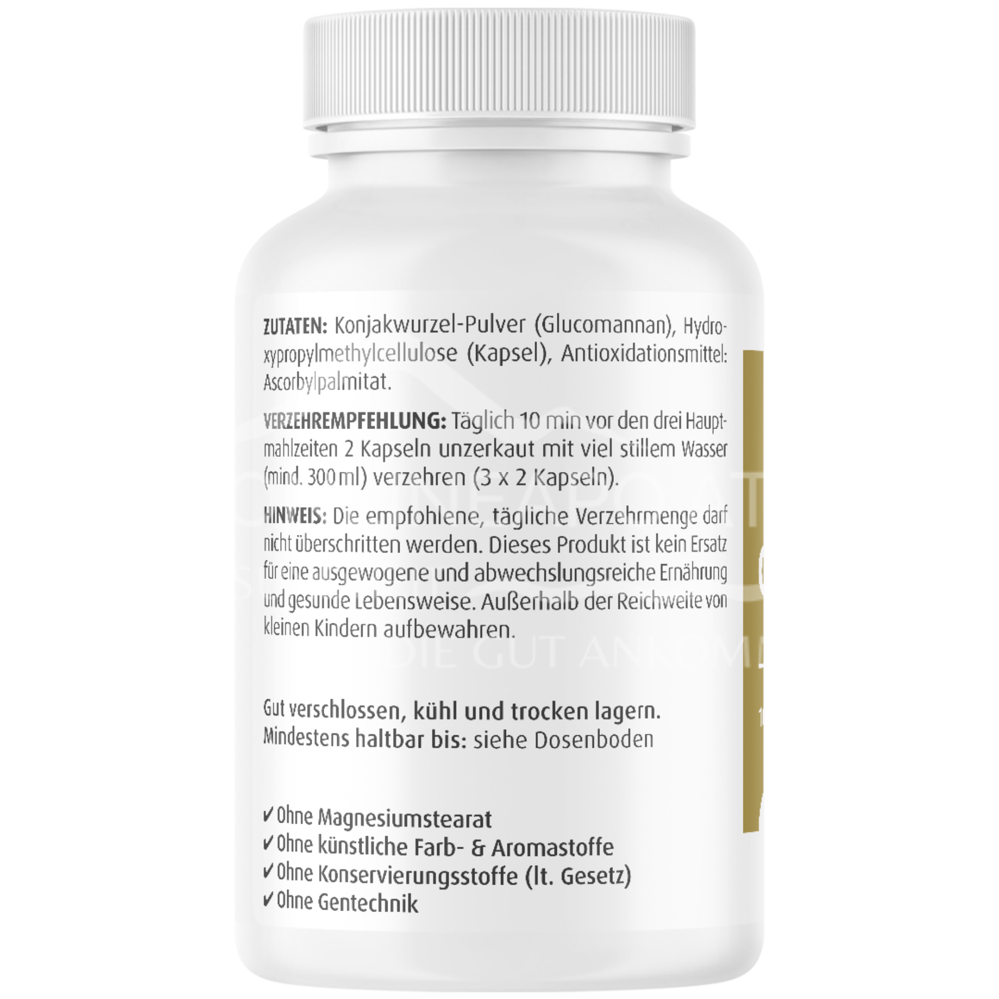 ZeinPharma Glucomannan 500 mg Kapseln