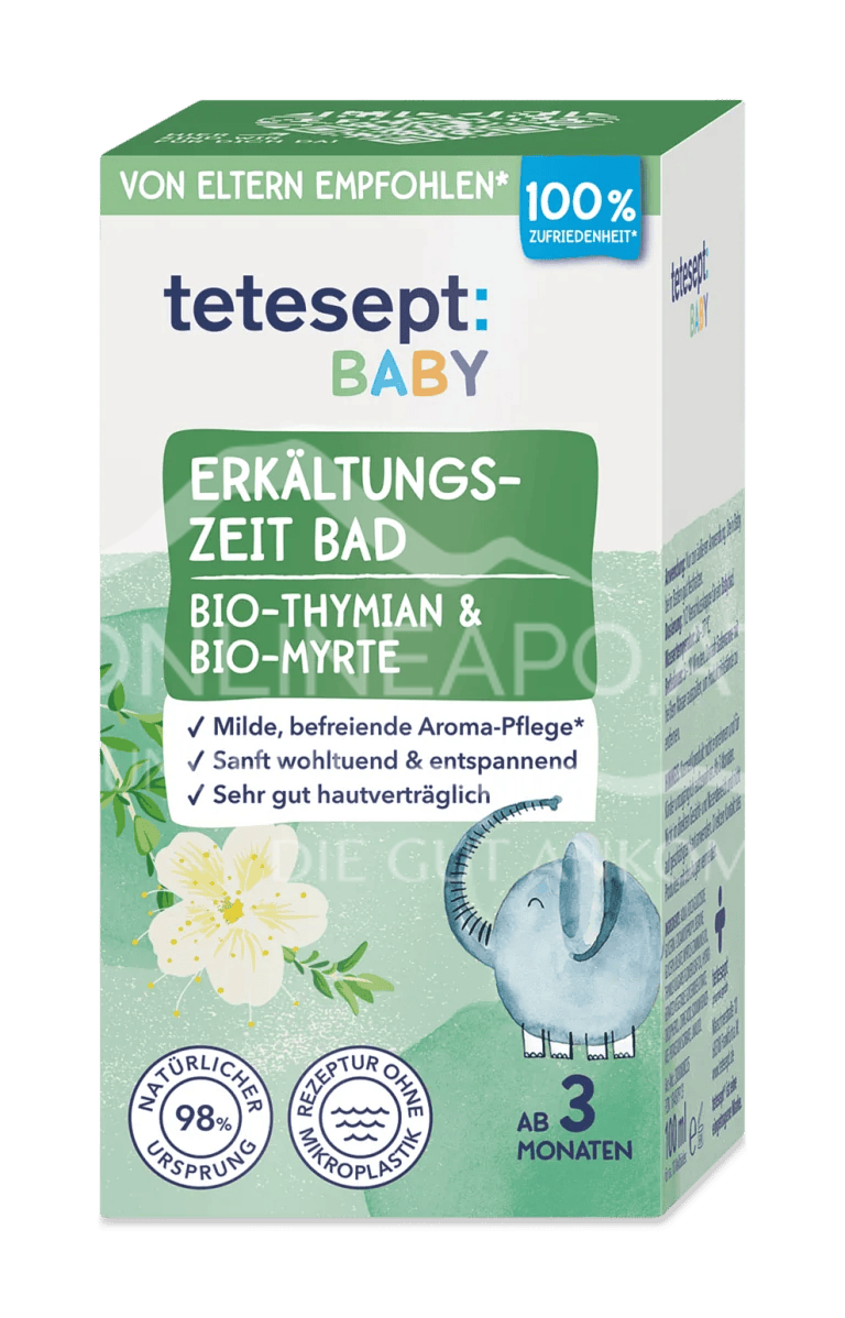 tetesept BABY Erkältungszeit Bad mit Bio-Thymian & Bio-Myrte
