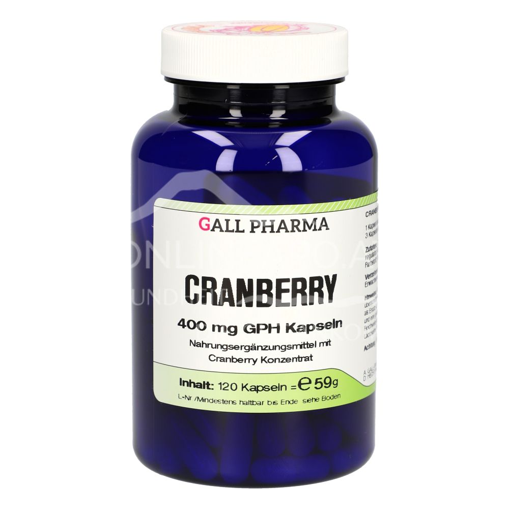 Gall Pharma Cranberry 400 mg Kapseln