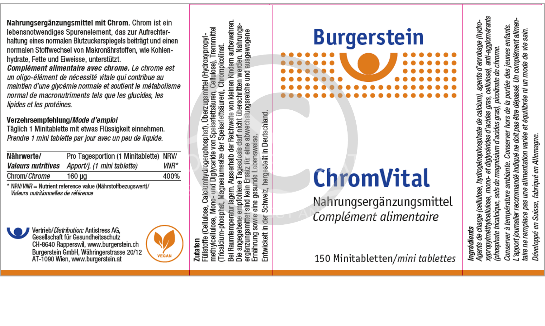 Burgerstein ChromVital Minitabletten