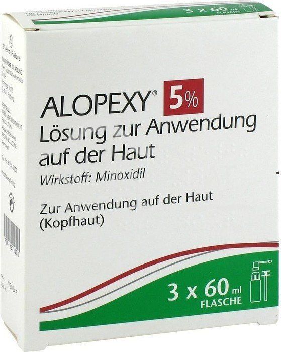 ALOPEXY 50 mg/ml Minoxidil Lösung 3x60ml