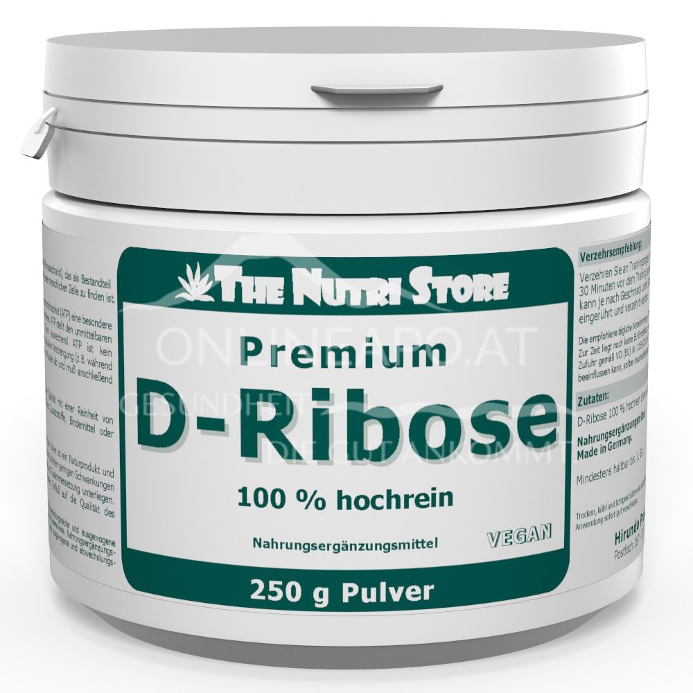 The Nutri Store Premium D-Ribose 100% rein Pulver