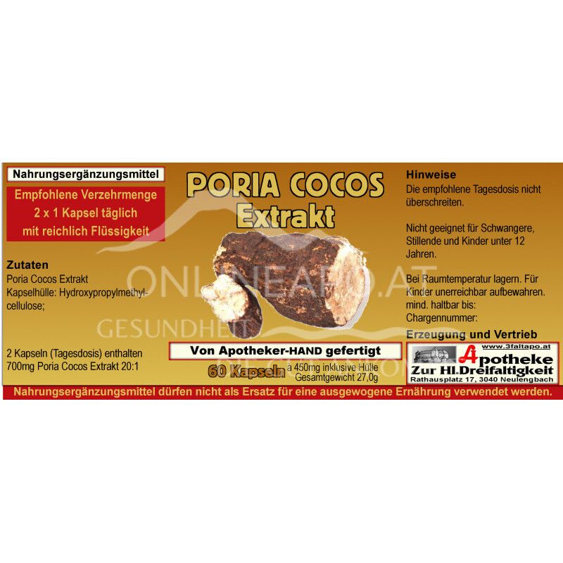 Poria Cocos Extrakt Kapseln
