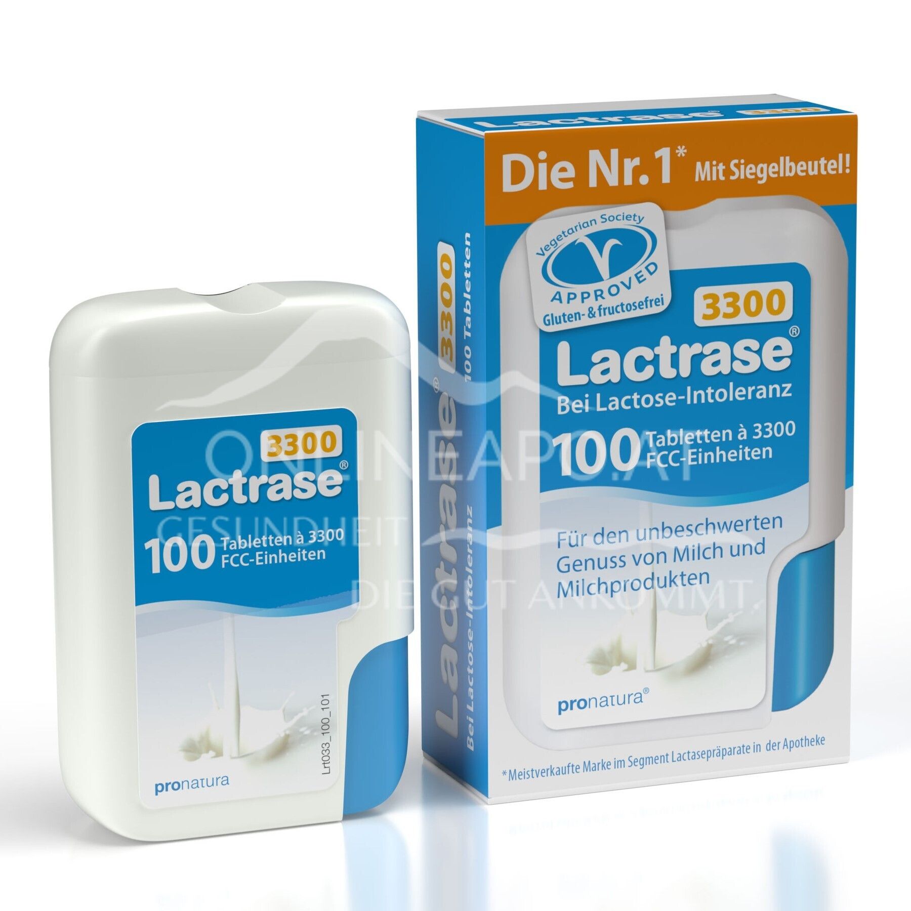 Lactrase® 3300 FCC Tabletten Spender