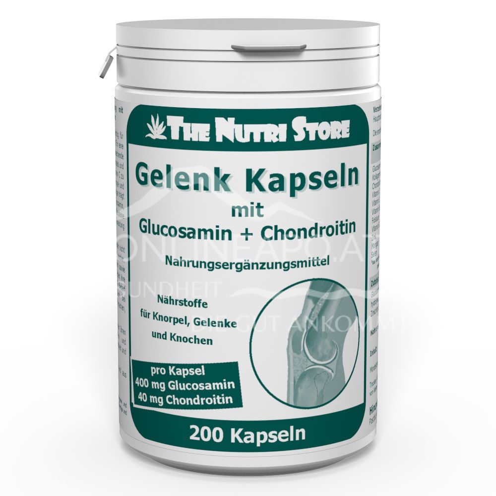 The Nutri Store Gelenk Kapseln mit Glucosamin + Chondroitin