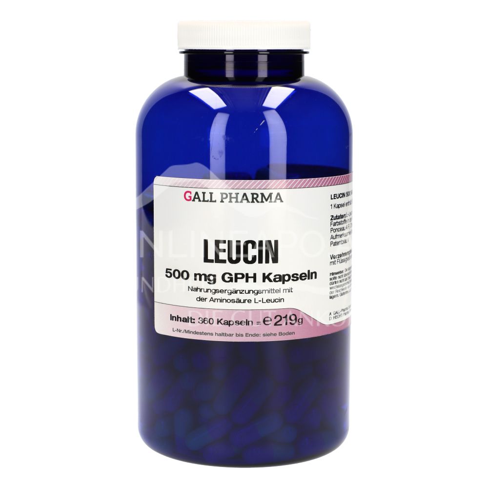 Gall Pharma Leucin 500 mg Kapseln
