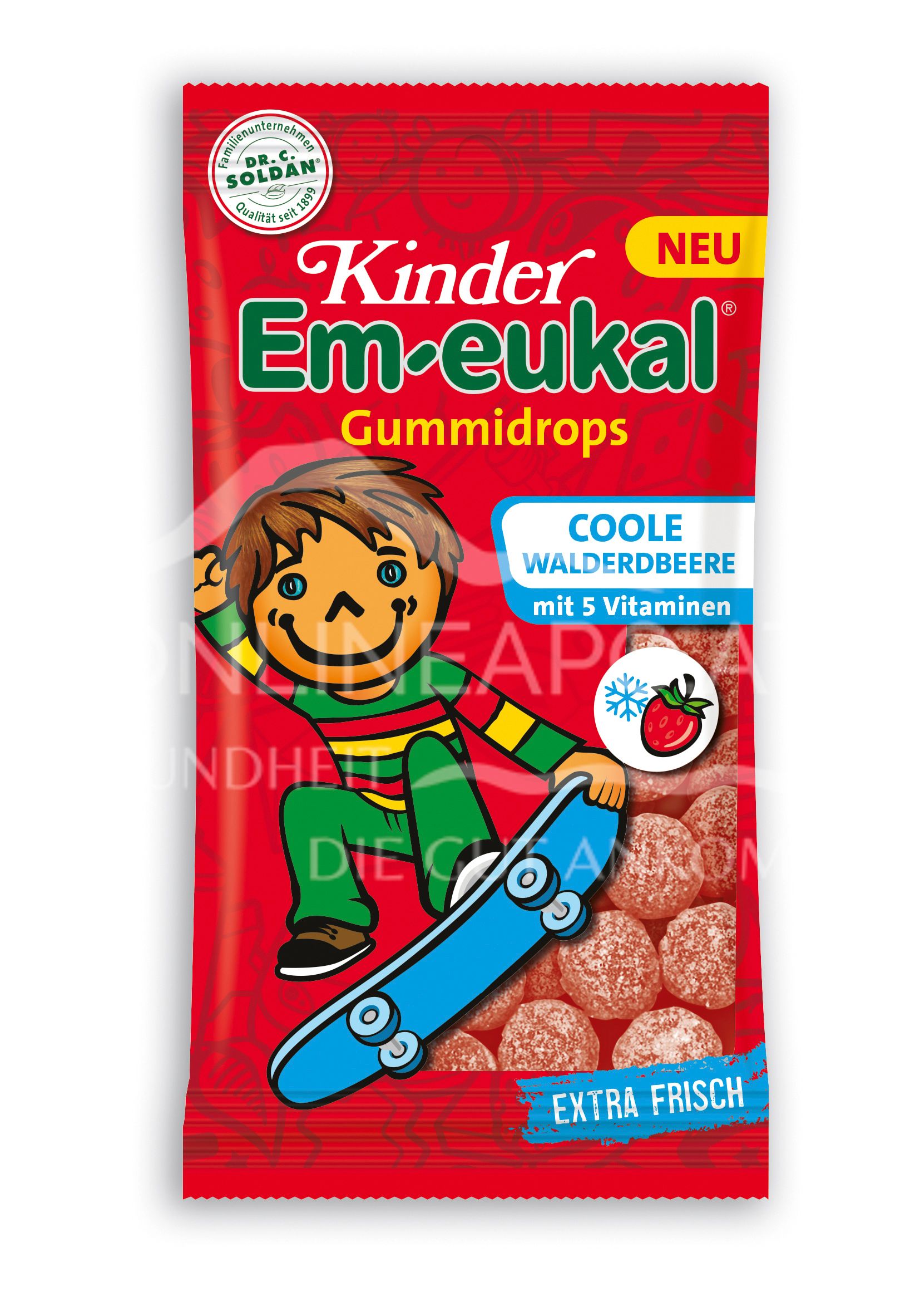 Kinder Em-eukal Coole Walderdbeere Gummidrops