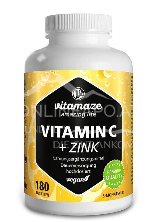 Vitamaze Vitamin C + Zink Tabletten