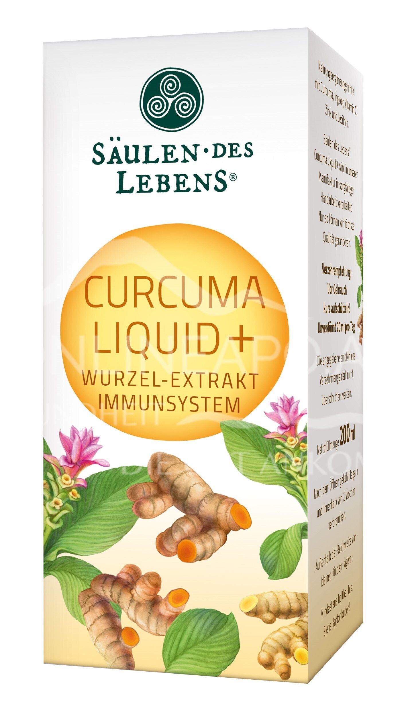 Säulen des Lebens Curcuma Liquid+ Wurzel-Extrakt Immunsystem