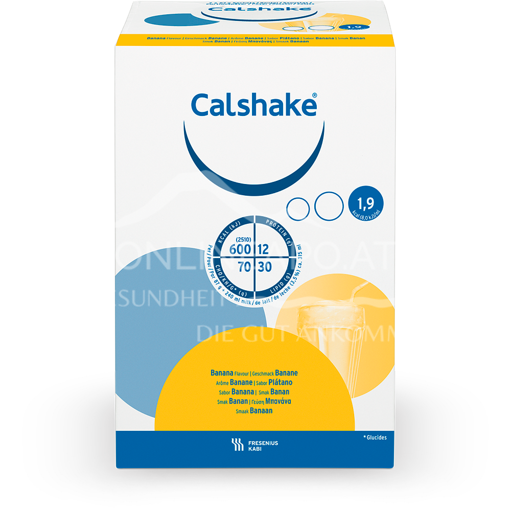 Calshake® Banane 7 x 87g Sachets