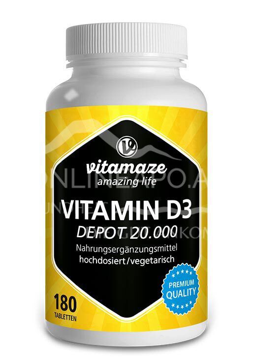 Vitamaze Vitamin D3 20000 IE Depot Tabletten