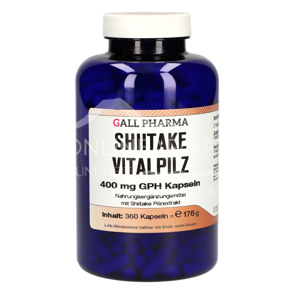 Gall Pharma Shiitake Vitalpilz 400 mg Kapseln