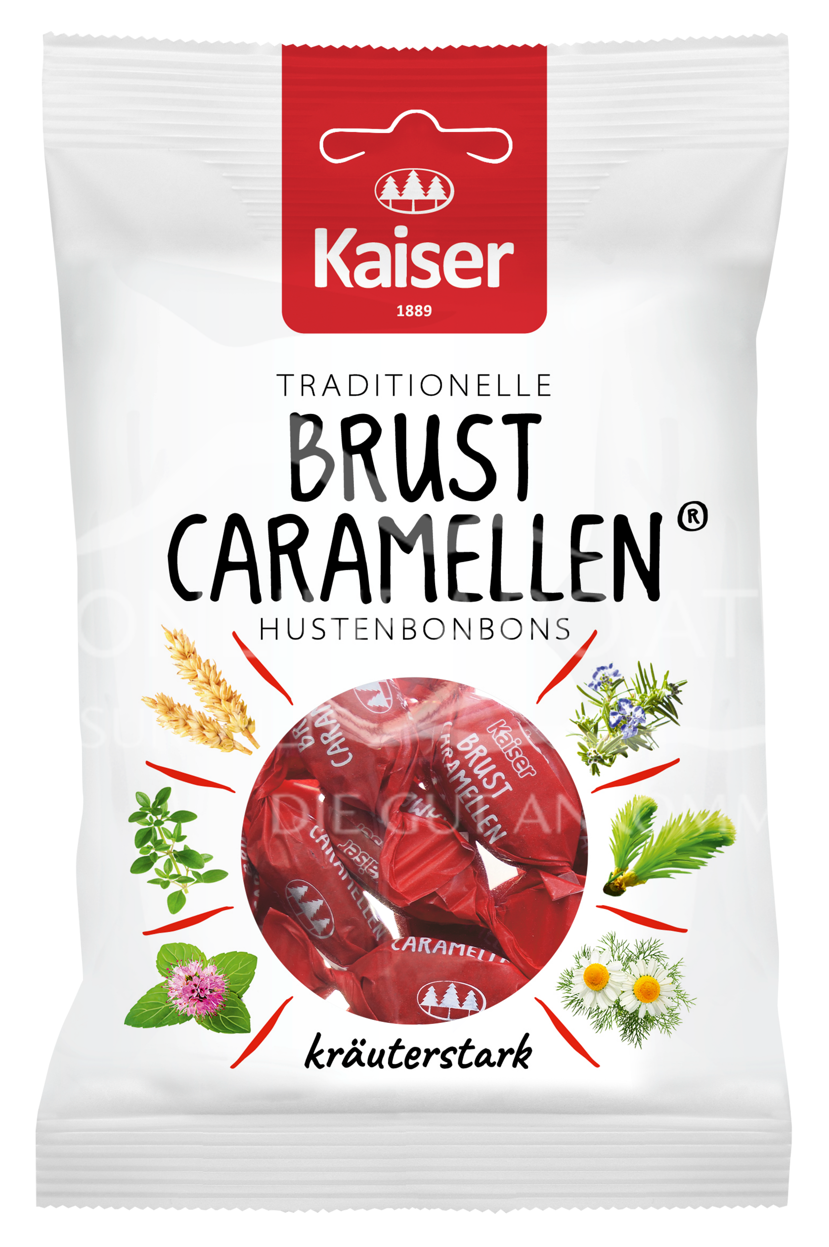 Kaiser Brust Caramellen® Hustenbonbons