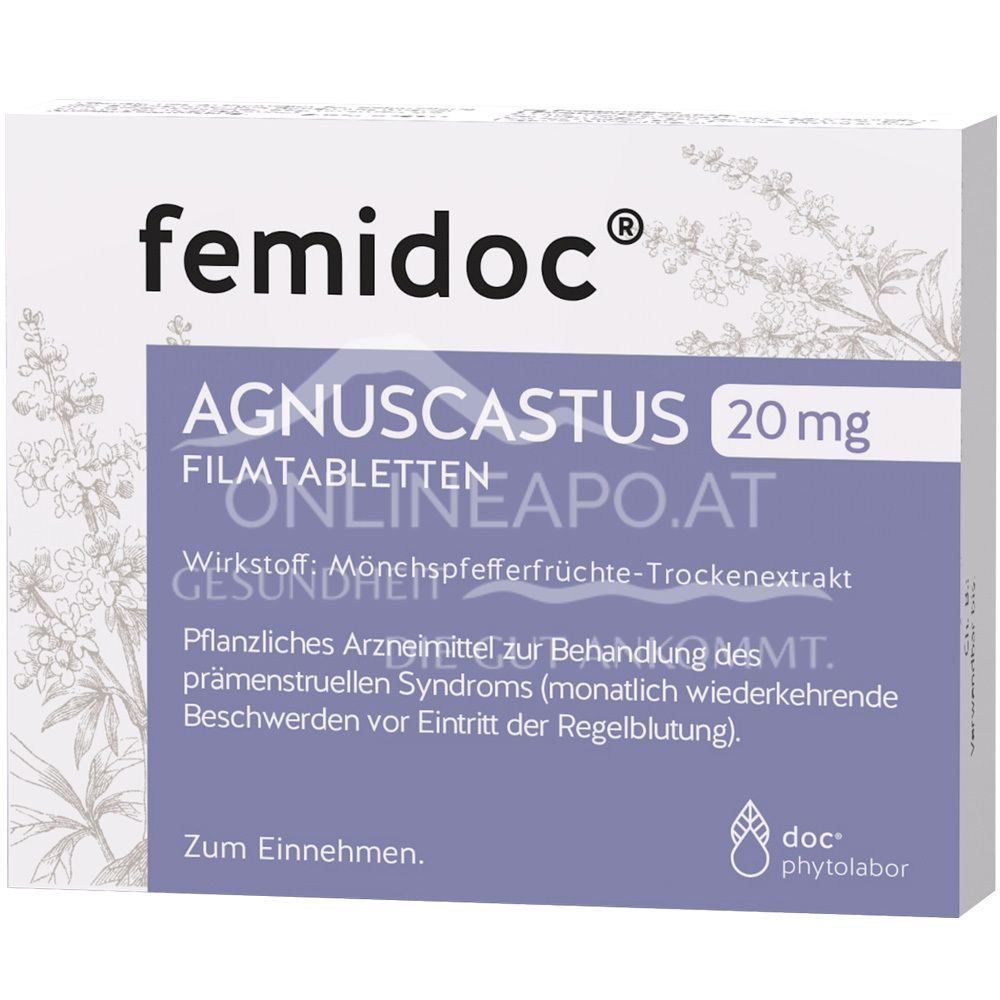 femidoc Agnuscastus 20mg – Filmtabletten