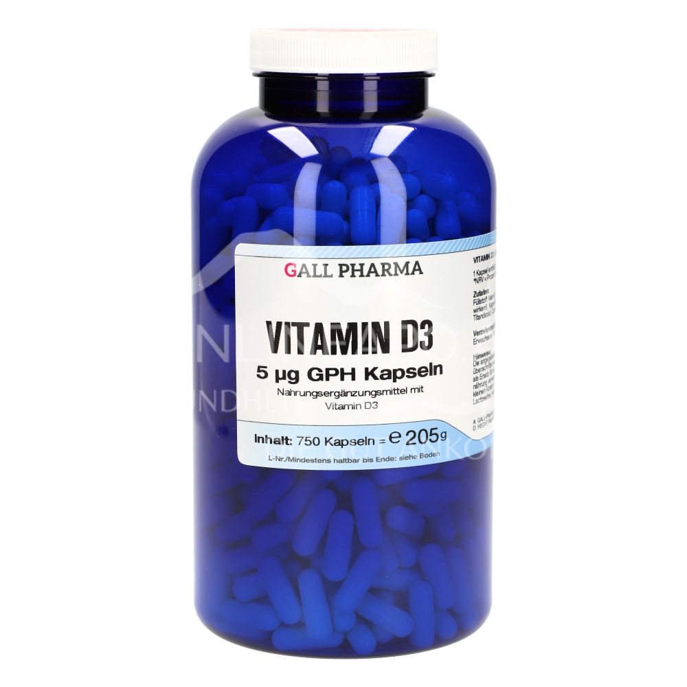 Gall Pharma Vitamin D3 5 µg Kapseln