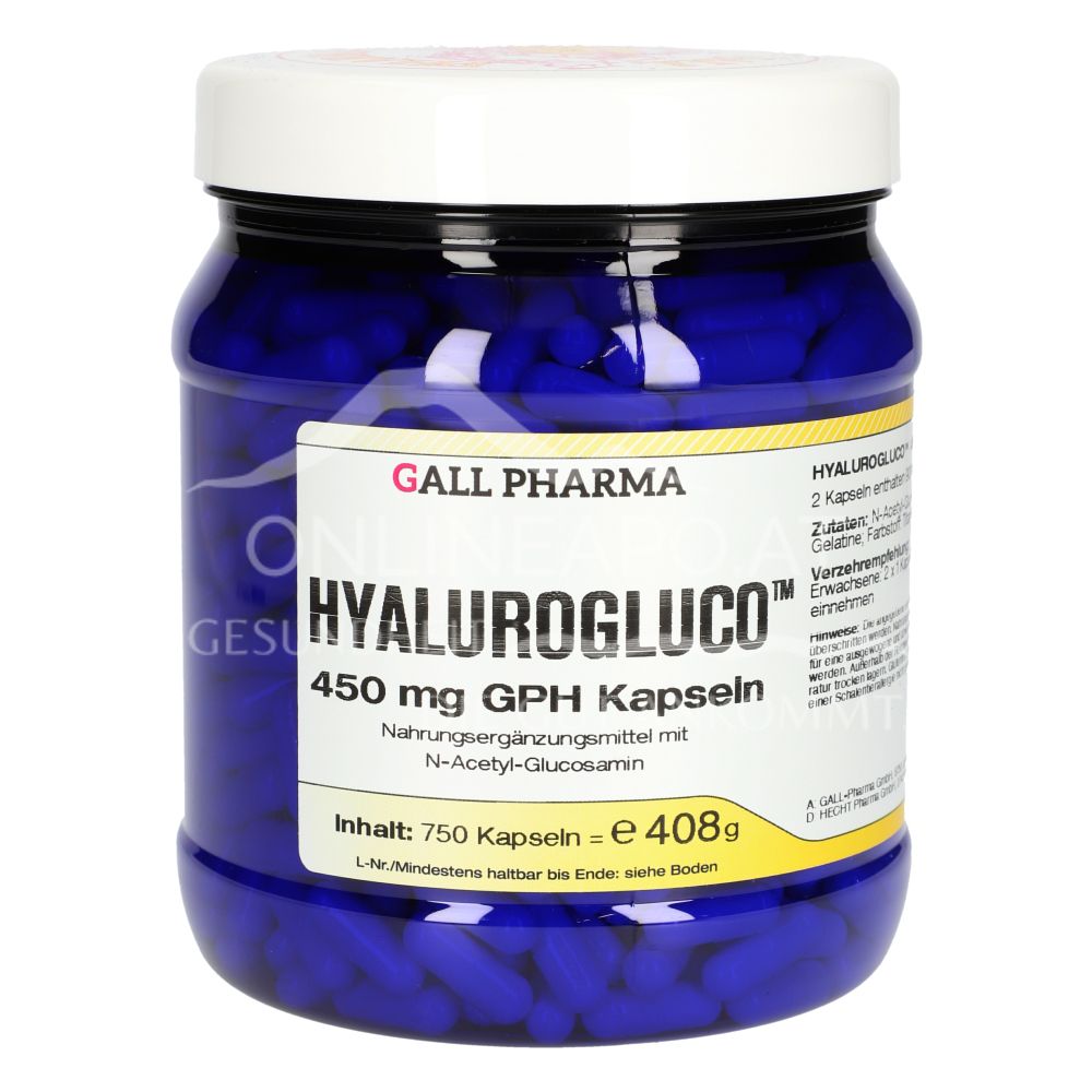 Gall Pharma Hyalurogluco 450 mg Kapseln
