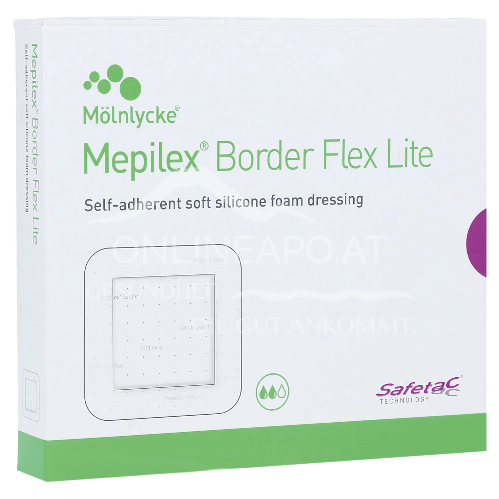Mepilex® Border Flex Lite Schaumverband 15 x 15 cm