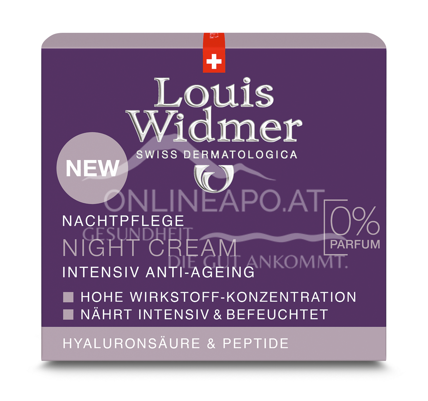 Louis Widmer Nachtpflege Night Cream Intensiv Anti-Ageing - ohne Parfüm