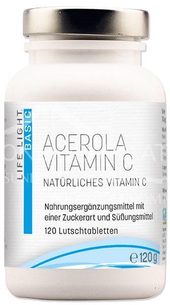 Life Light Basic Acerola Vitamin C Lutschtabletten
