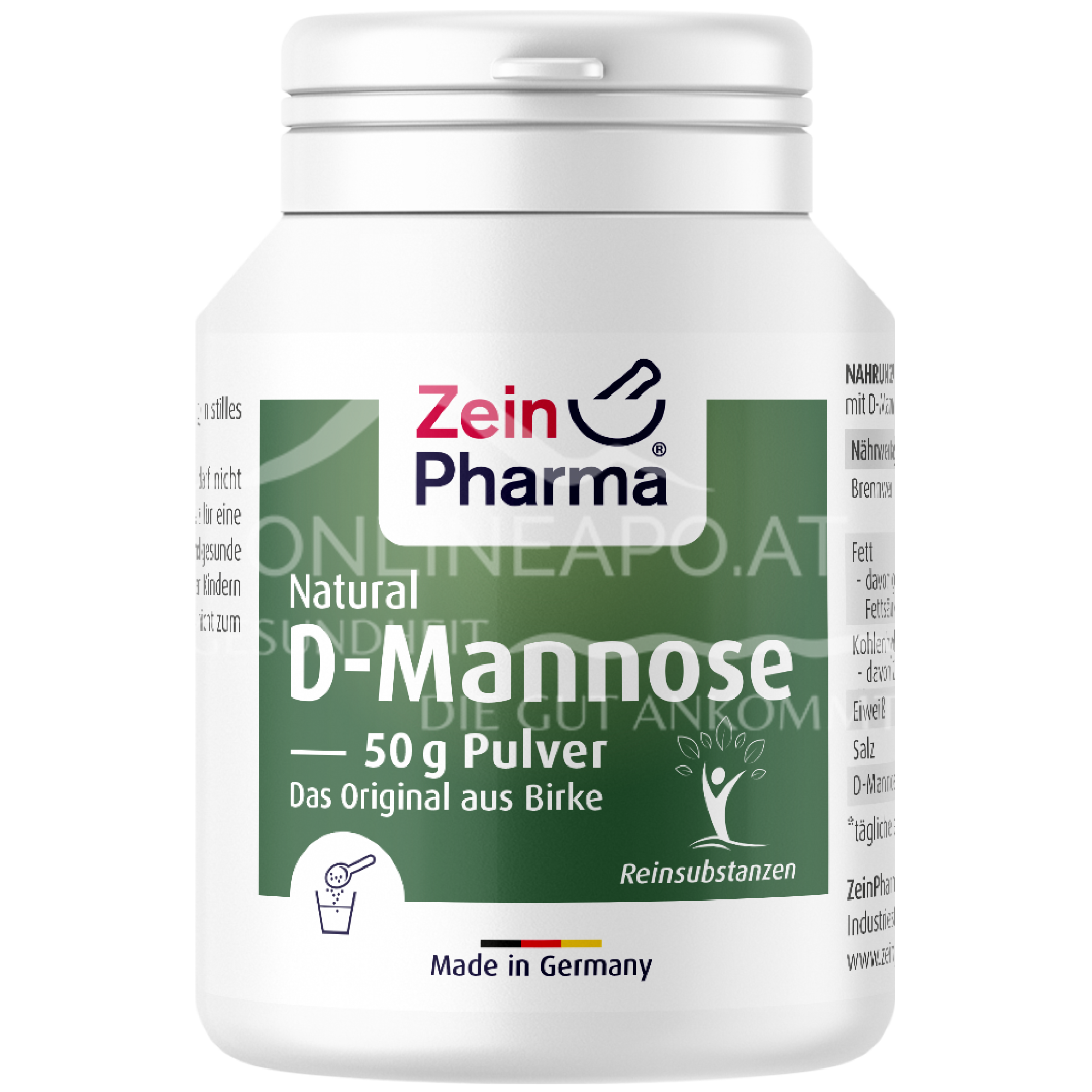 ZeinPharma Natural D-Mannose Pulver