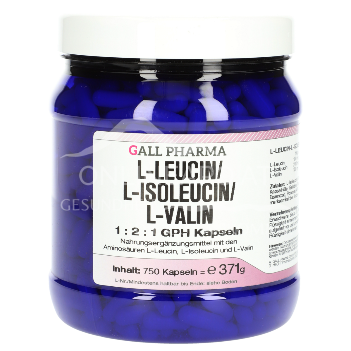 Gall Pharma L-Leucin/L-Isoleucin/L-Valin 1:2:1 Kapseln