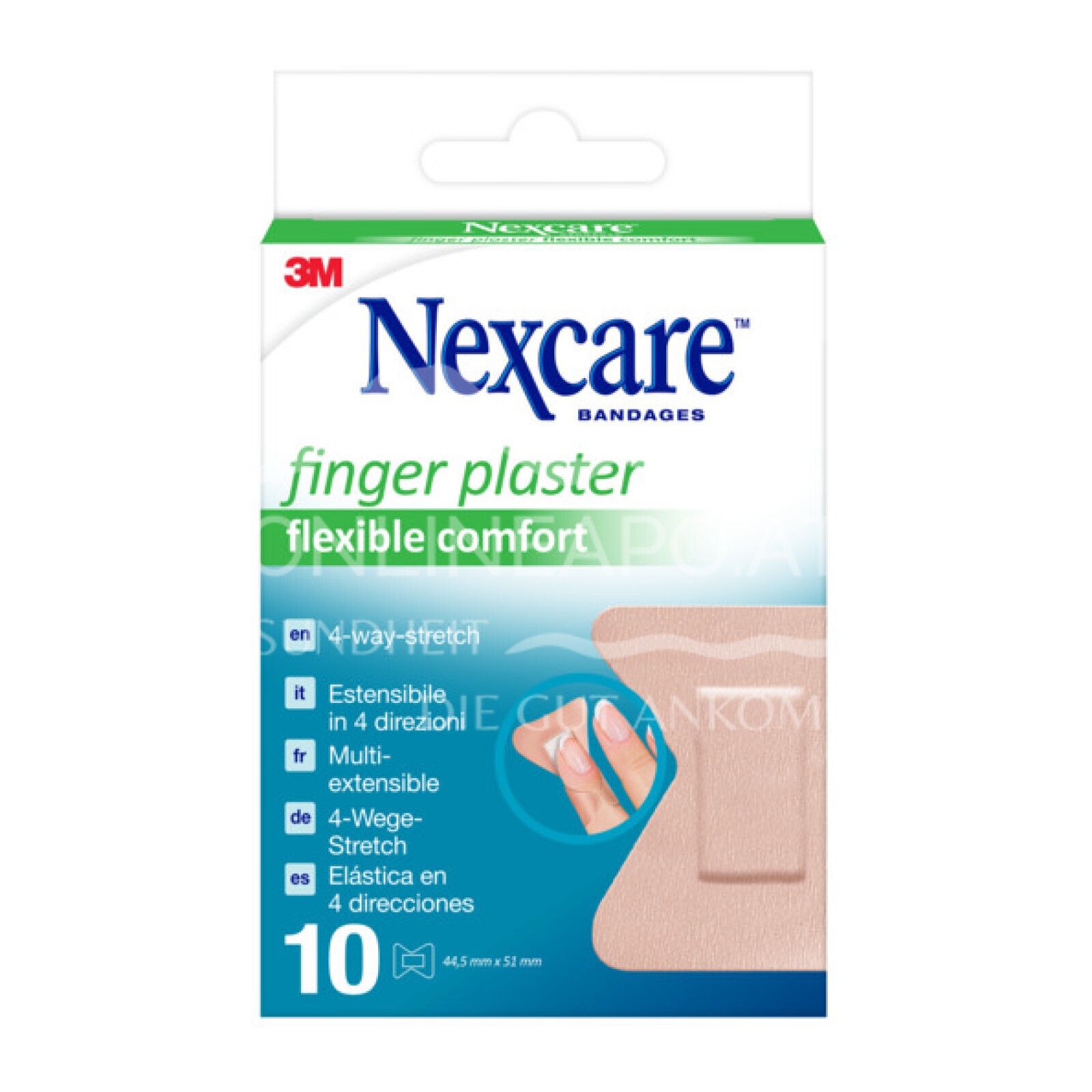 3M Nexcare™ Fingerpflaster Comfort Flexible, 44,5 x 51 mm