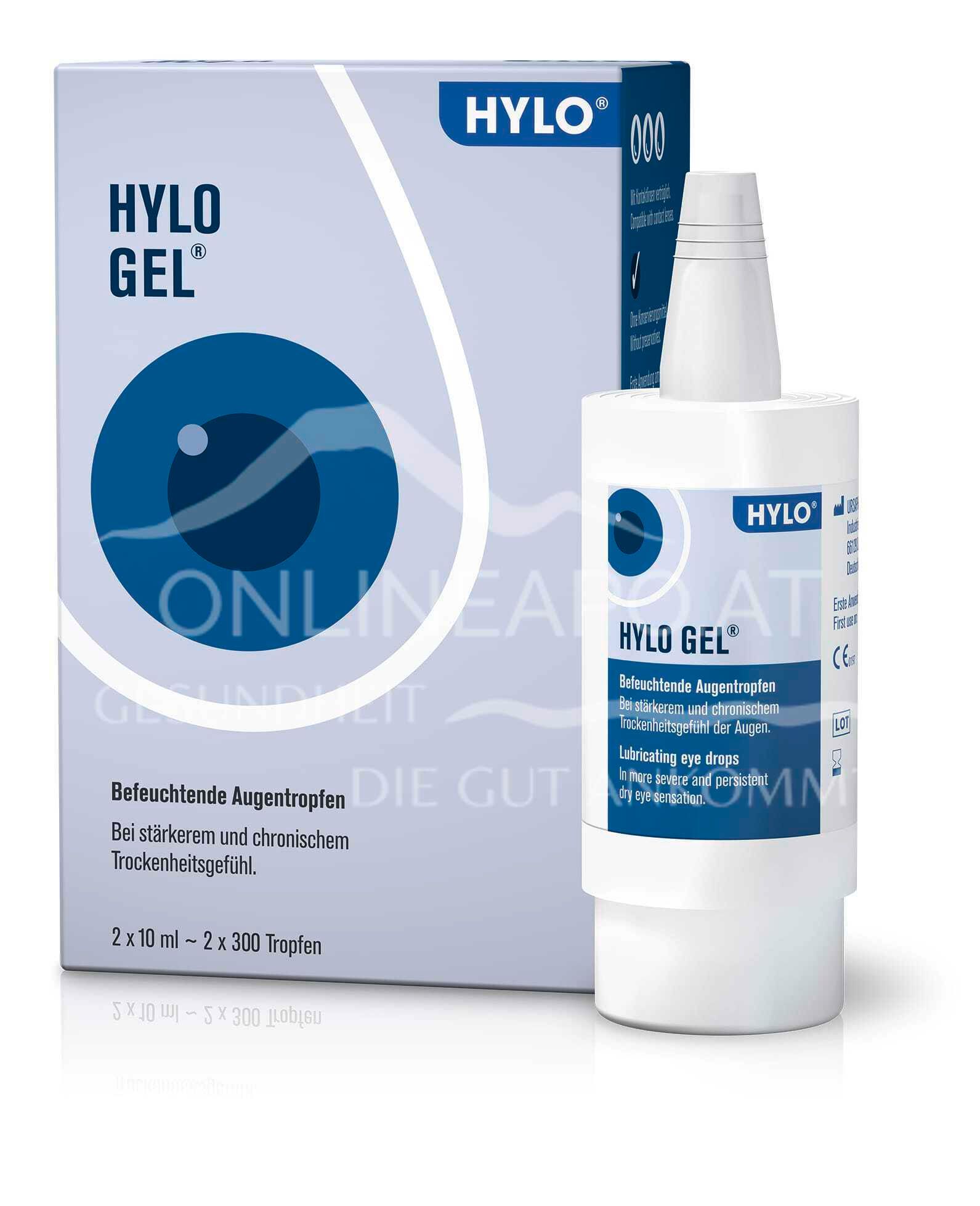 HYLO® GEL Augentropfen 2 x 10 ml