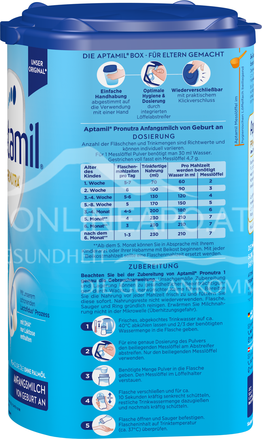 Aptamil 1 Pronutra - Anfangsmilch Pulver