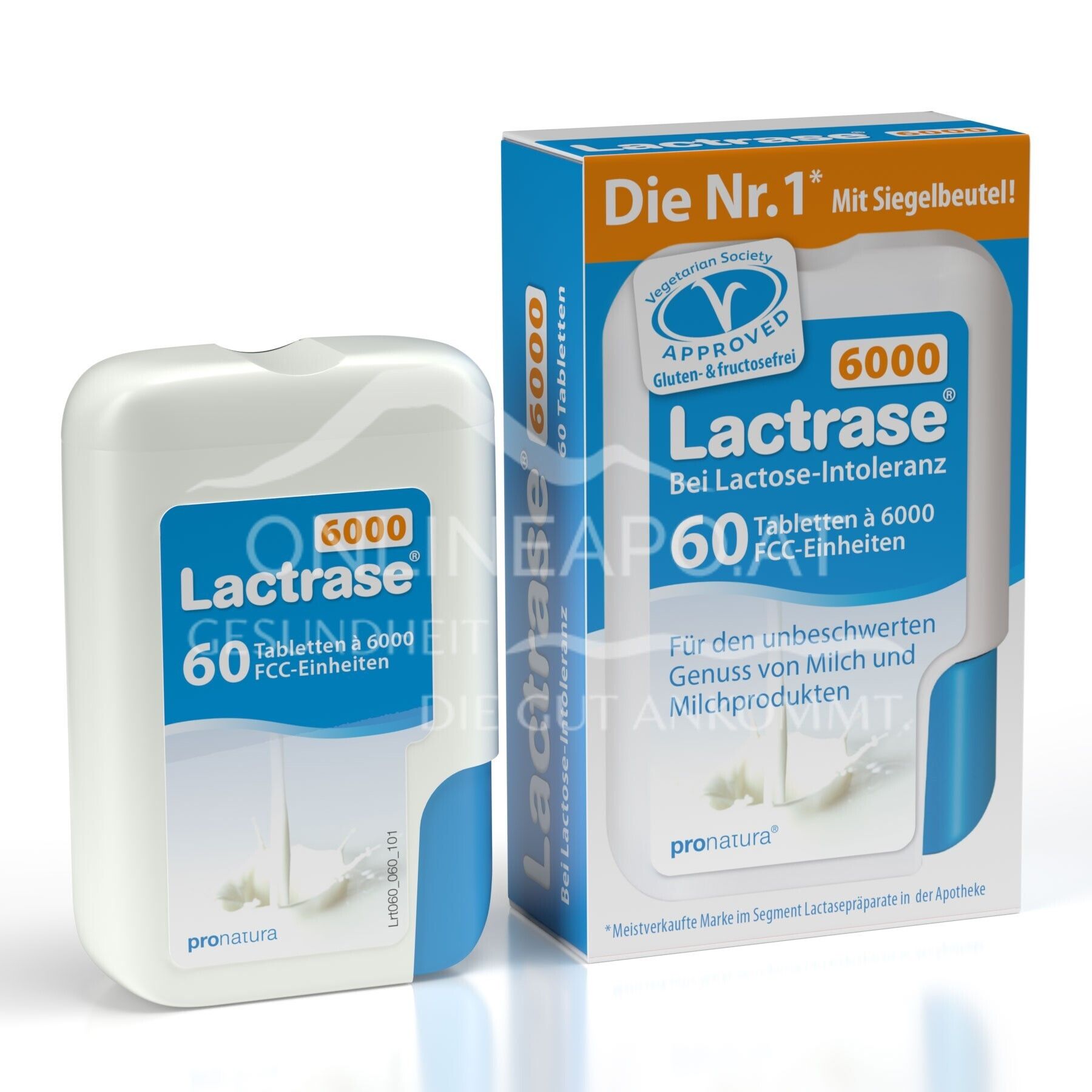 Lactrase® 6000 FCC Tabletten Spender