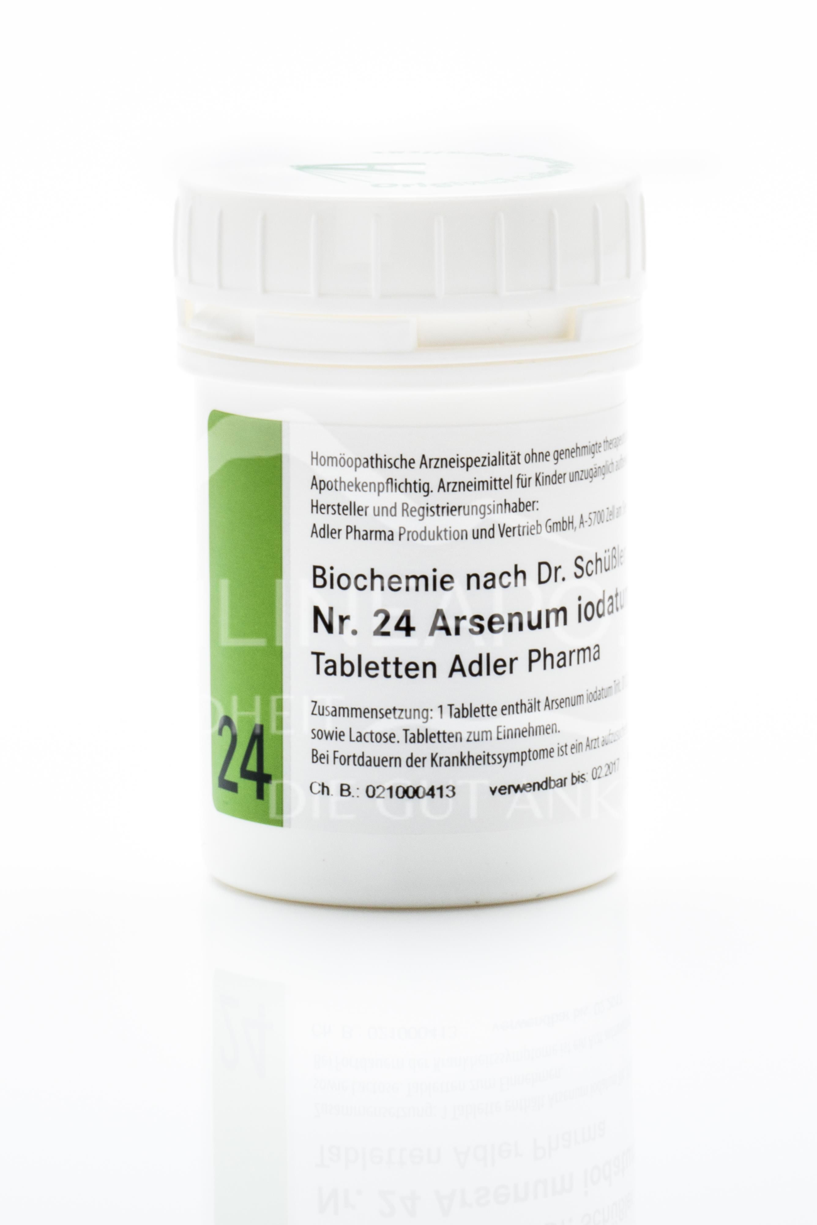 Schüßler Salz Adler Nr. 24 Arsenum jodatum D12 Tabletten