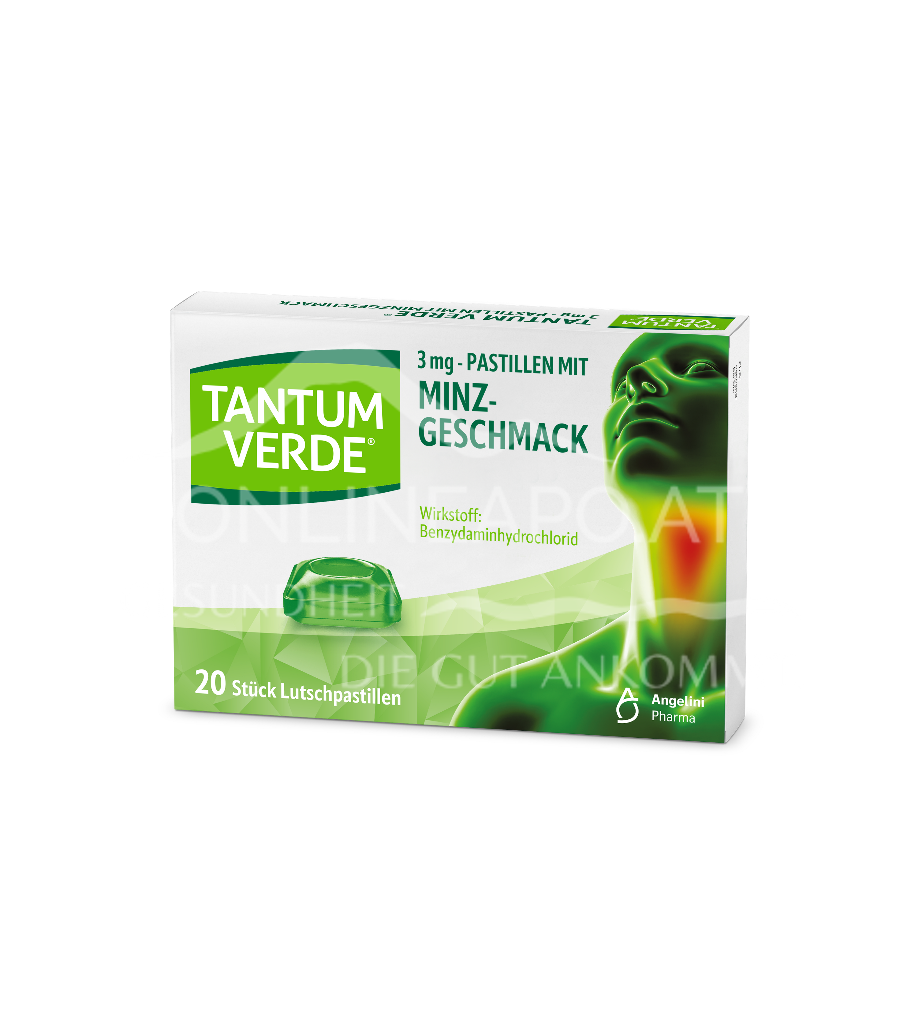 Tantum Verde® 3 mg – Pastillen mit Minzgeschmack