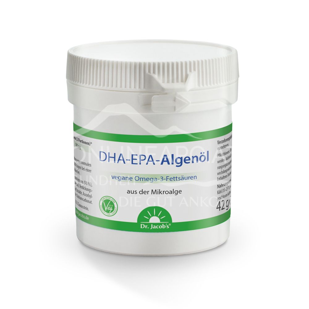 Dr. Jacob‘s DHA-EPA-Algenöl Kapseln