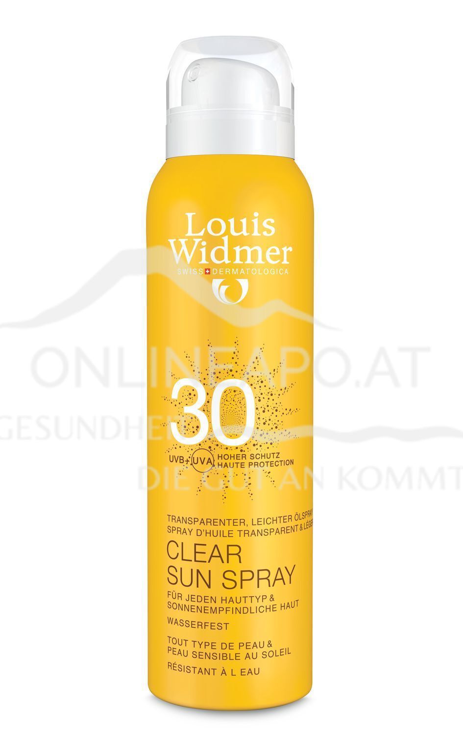 Louis Widmer Clear Sun Spray 30 - ohne Parfüm