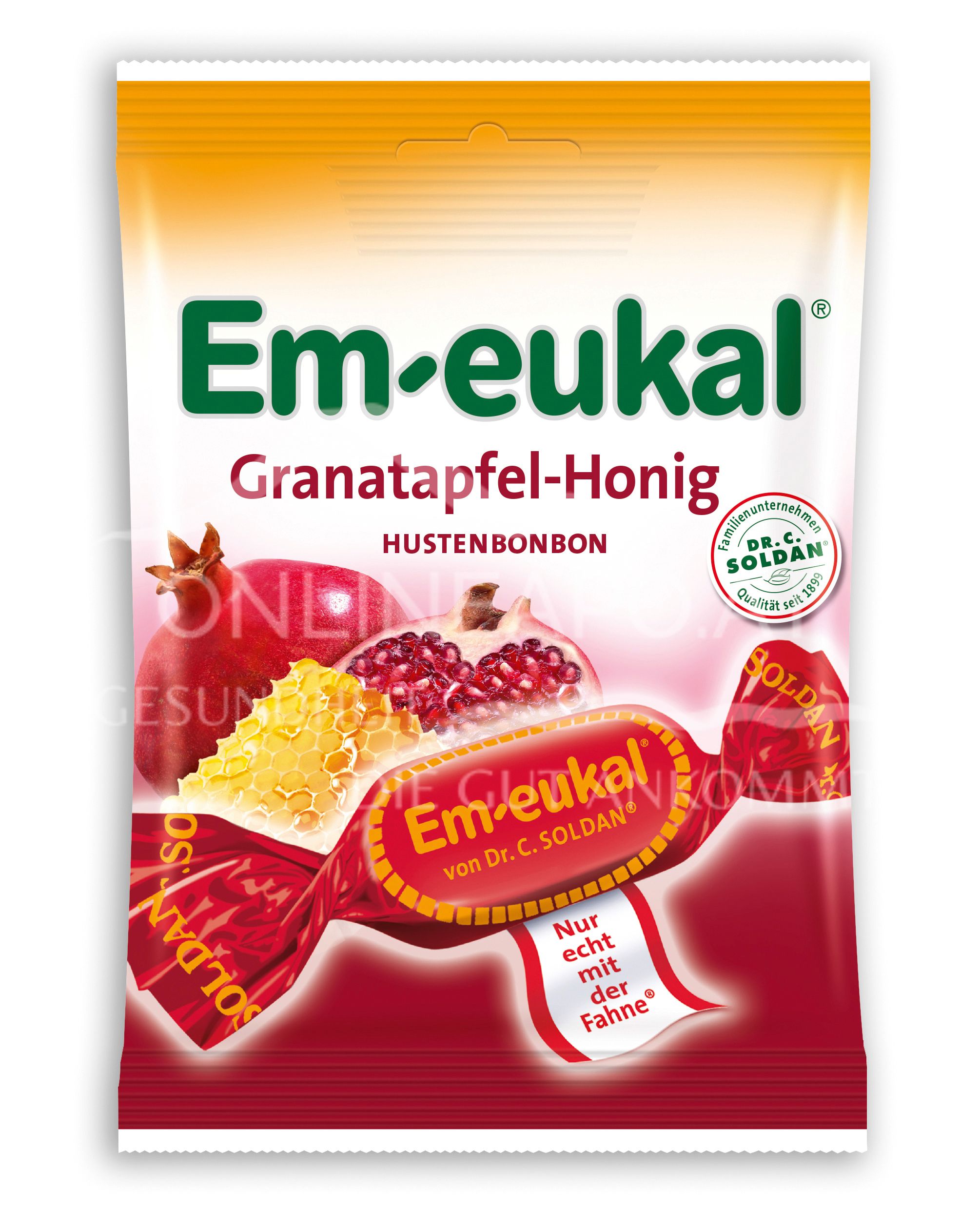 Em-eukal Granatapfel-Honig Bonbons