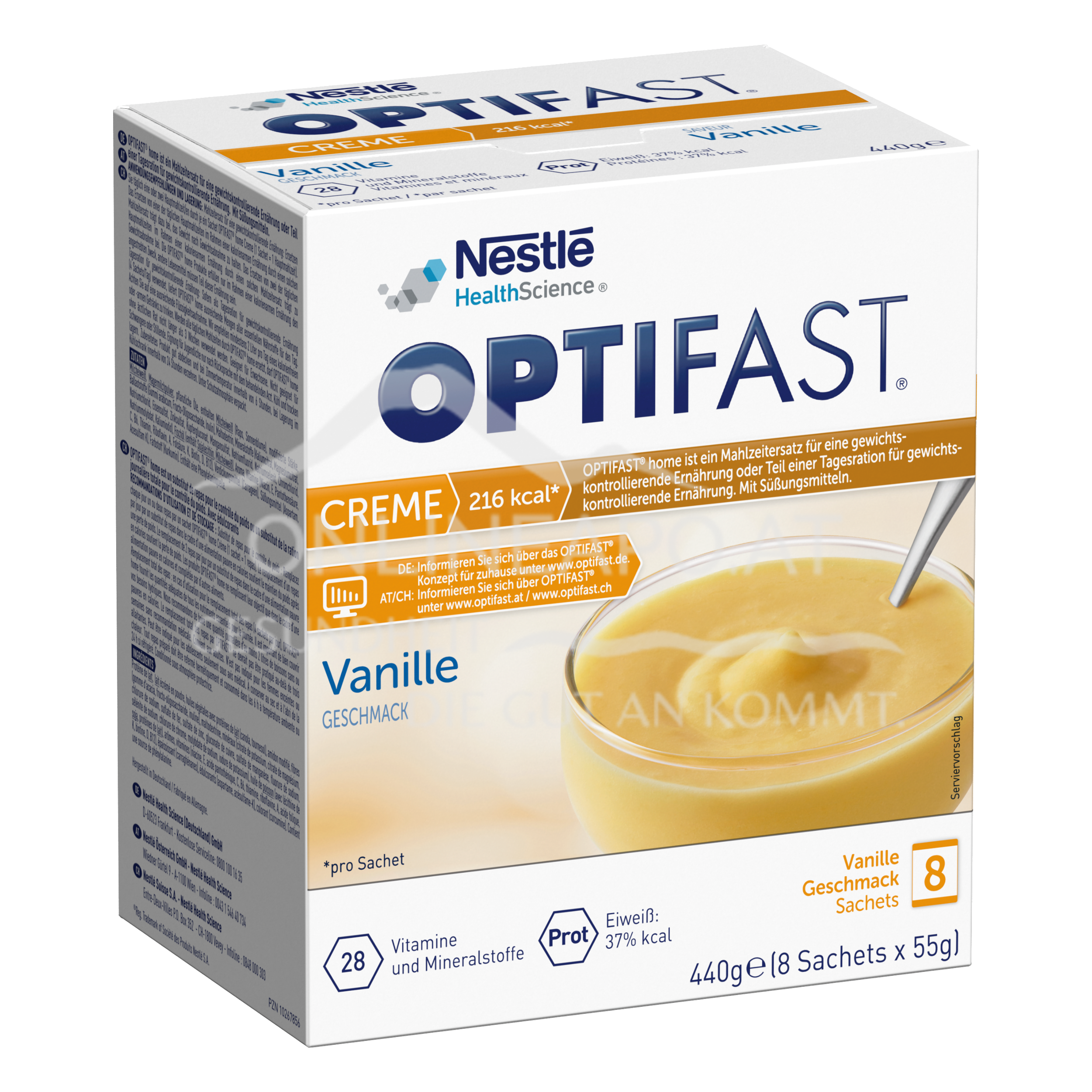 OPTIFAST® Creme Vanille 8x55g