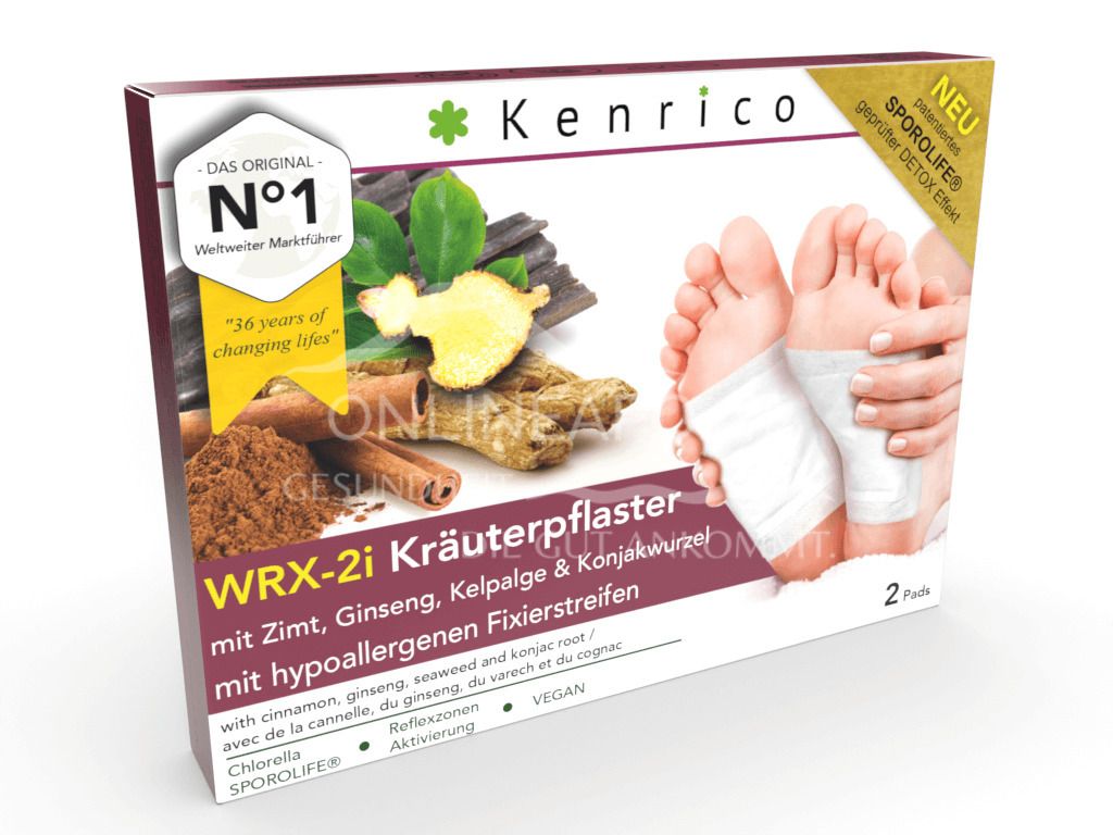 Kenrico WRX-2i Kräuterpflaster mit Zimt, Ginseng, Kelpalge und Konjakwurzel