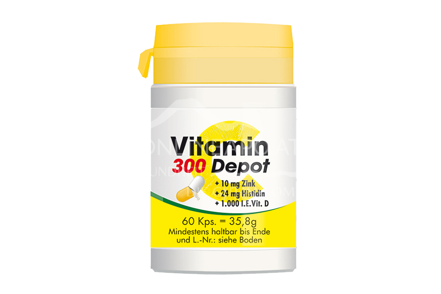 Canea Vitamin C 300 Depot +Zink + Histidin + D Kapseln