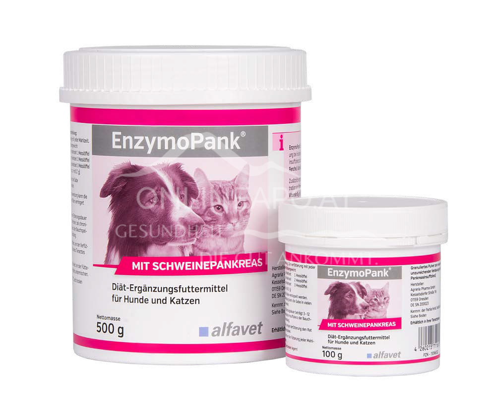 alfavet EnzymoPank Pulver für Hunde und Katzen