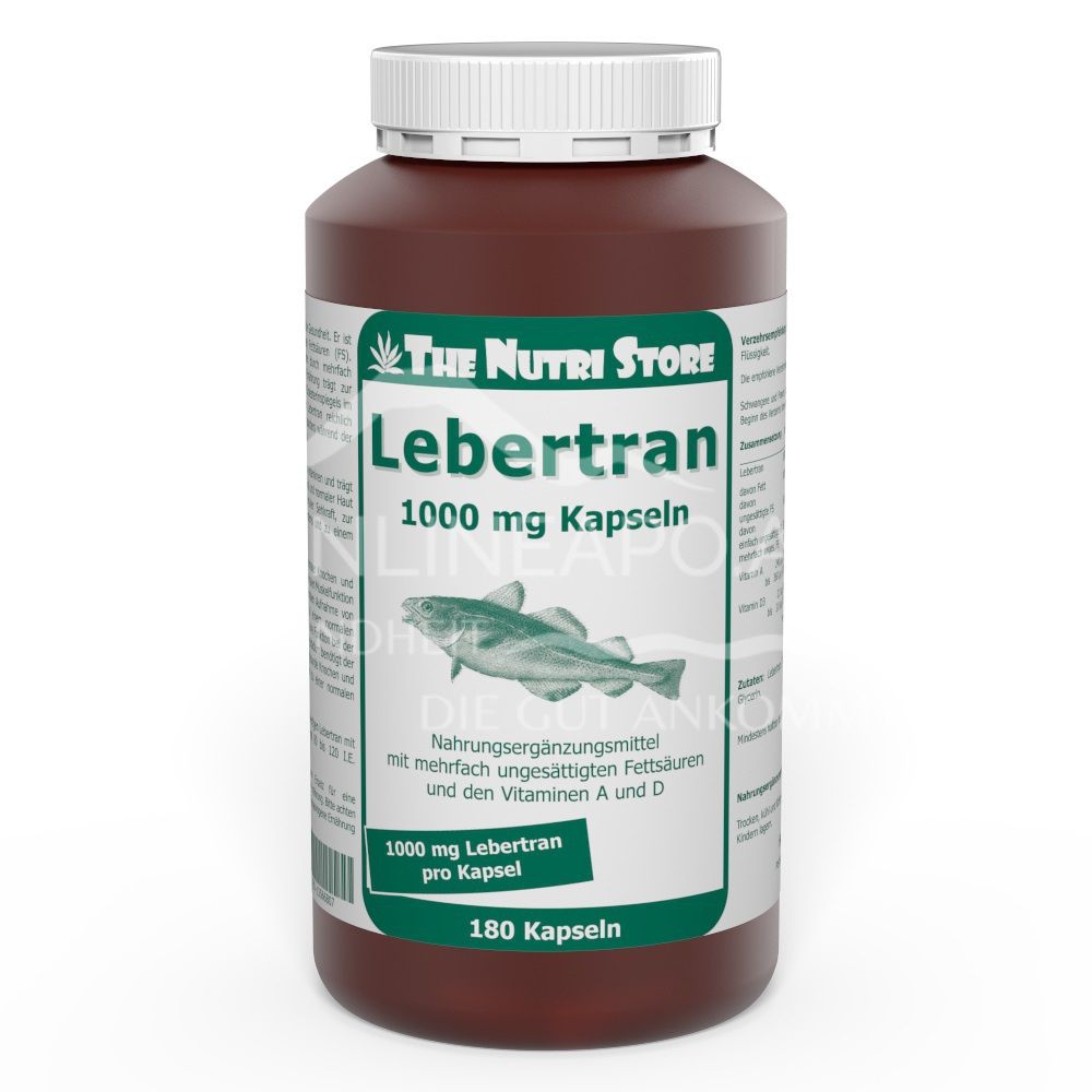 The Nutri Store Lebertran 1000 mg Kapseln