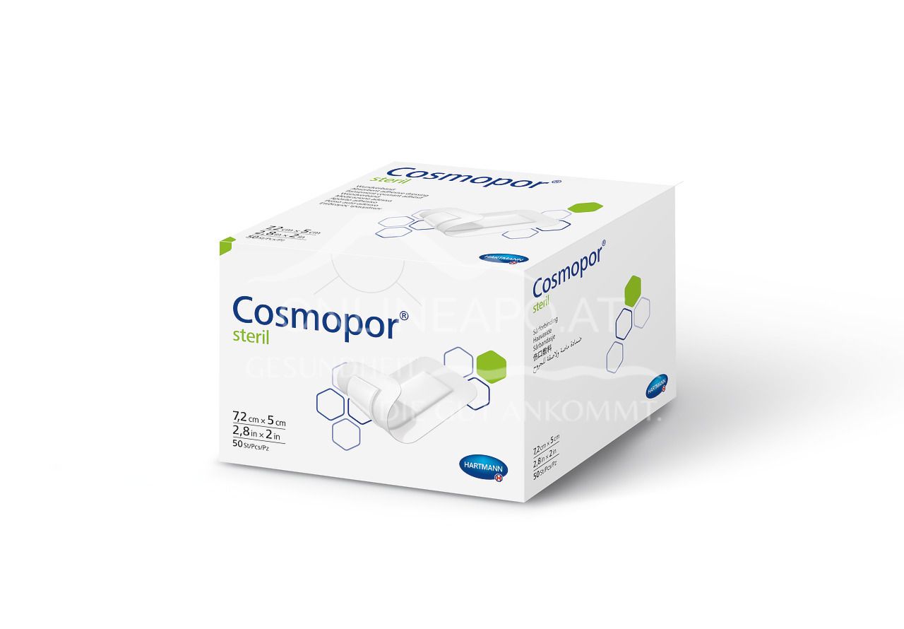 Cosmopor® Steril Wundverband 7,2 x 5 cm