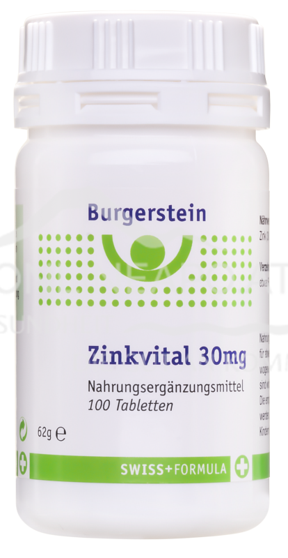 Burgerstein Zinkvital 30 mg Tabletten