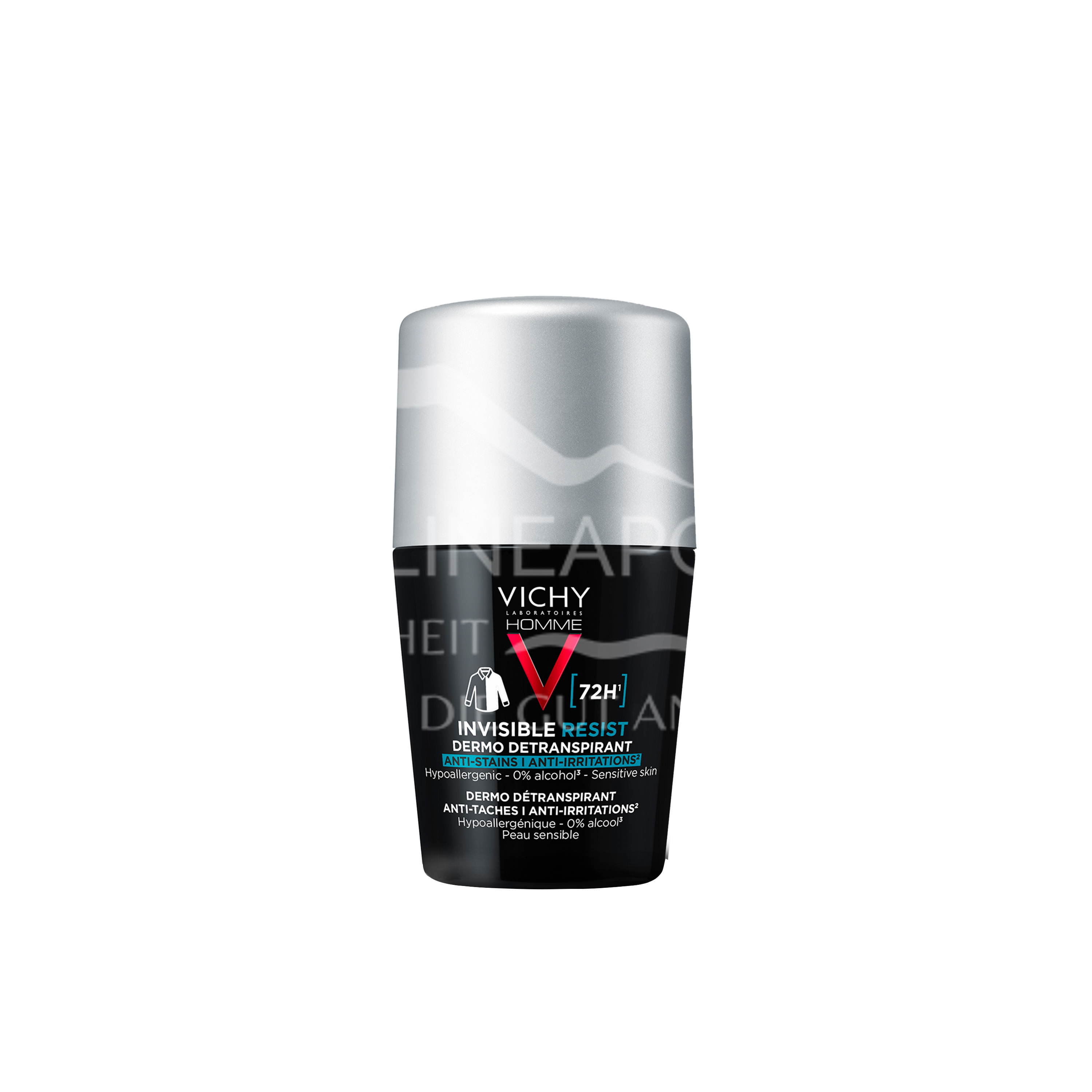 Vichy Homme Deo Roll-on 72h Anti-Flecken Invisible