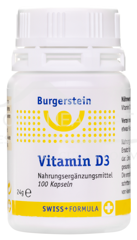 Burgerstein Vitamin D3 600 I.E. Kapseln