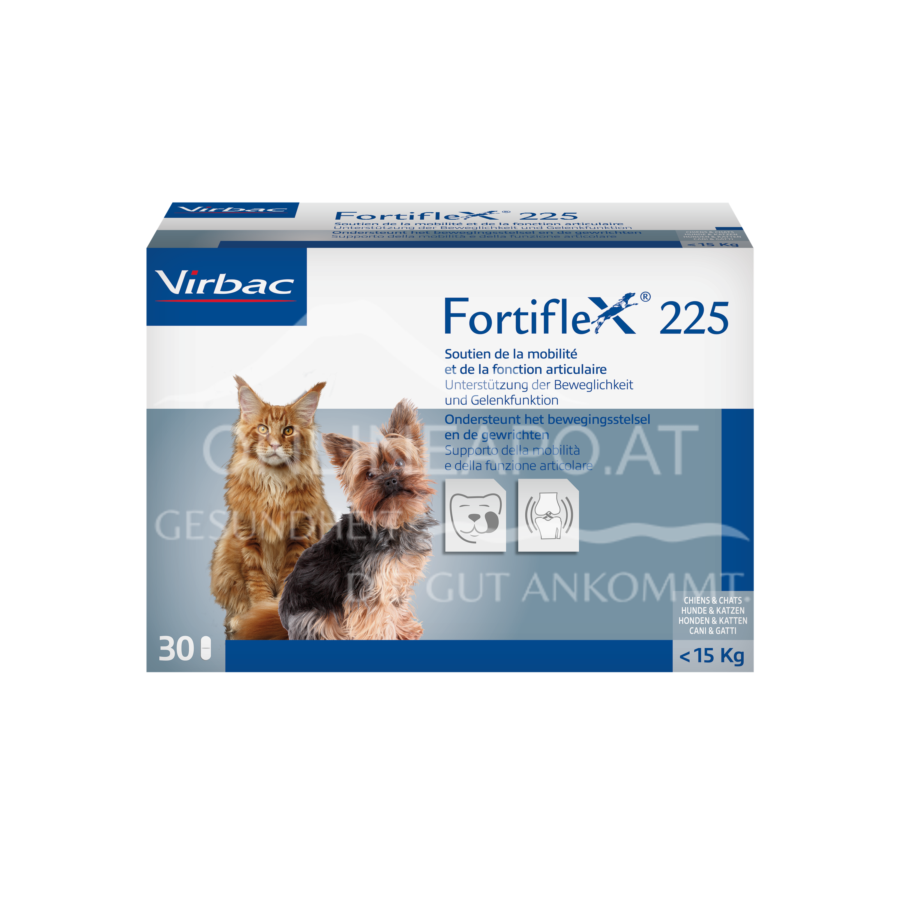 Fortiflex 225 mg Tabletten - Ergänzungsfuttermittel für Katzen und Hunde